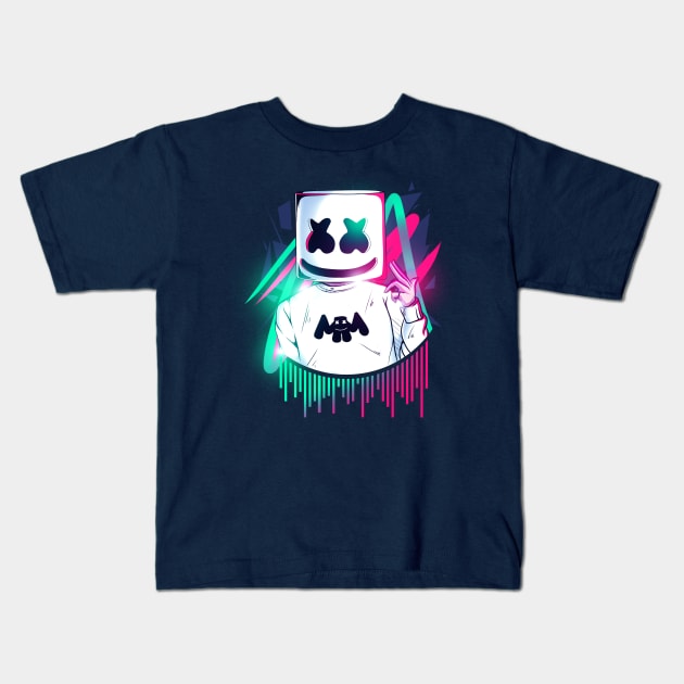 Marshmello Afterparty Kids T-Shirt by DenielHast